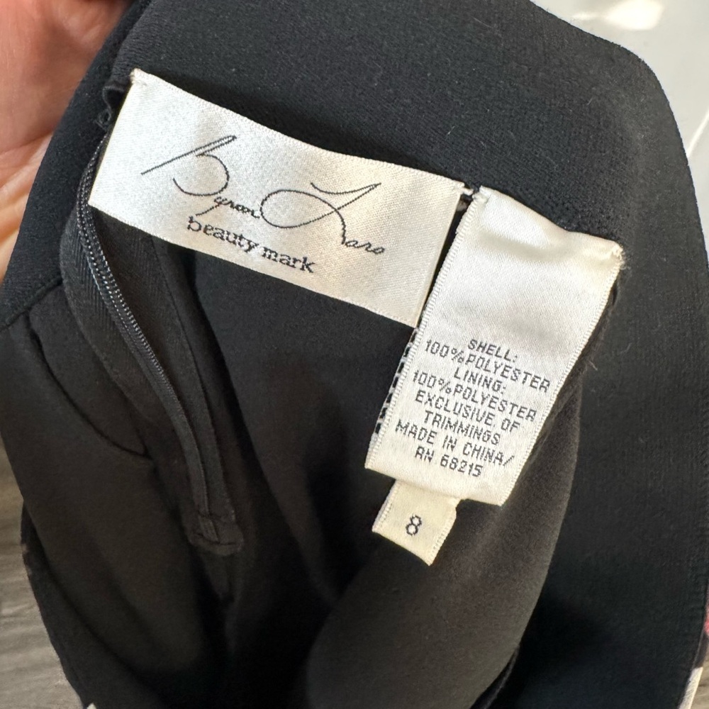 Byron Lars Beauty Mark Patchwork Pattern Tapered … - image 5